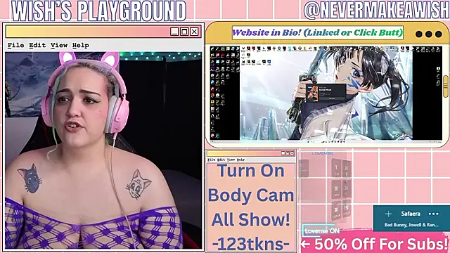 nevermakeawish online show from March 5, 10:56 am