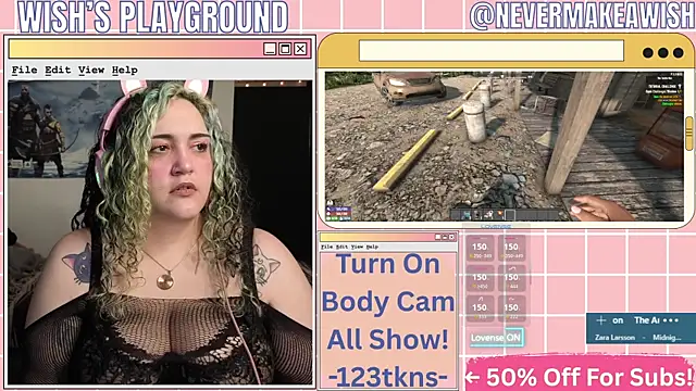 nevermakeawish online show from March 25, 9:30 am