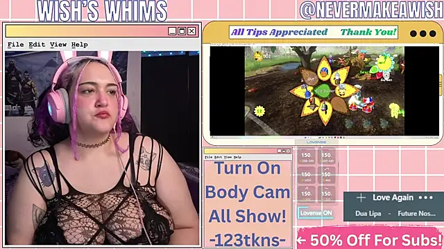 nevermakeawish online show from May 24, 9:53 am