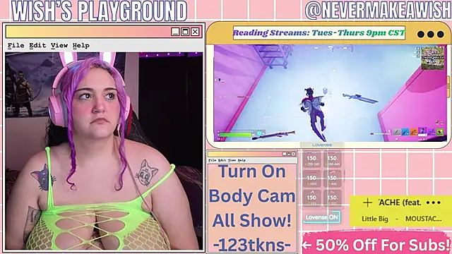 nevermakeawish online show from May 8, 12:42 pm