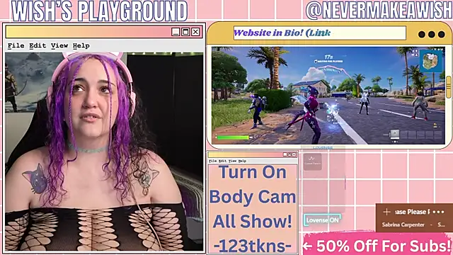 nevermakeawish online show from April 12, 10:07 am