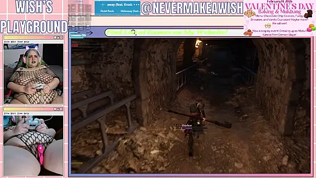 Snapshot of nevermakeawish chatting on February 12, 4:45 am nevermakeawish online show from February 12, 4:45 am