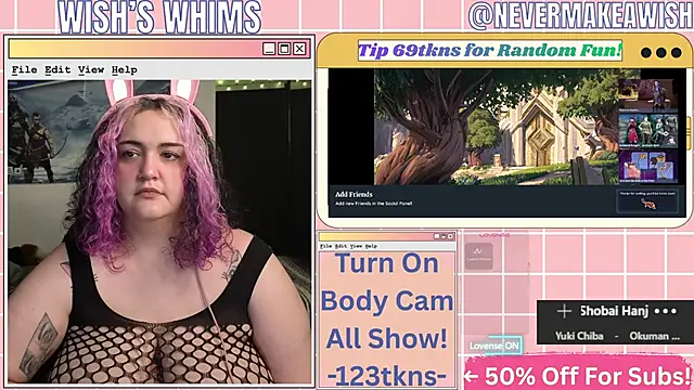nevermakeawish online show from June 2, 9:31 am