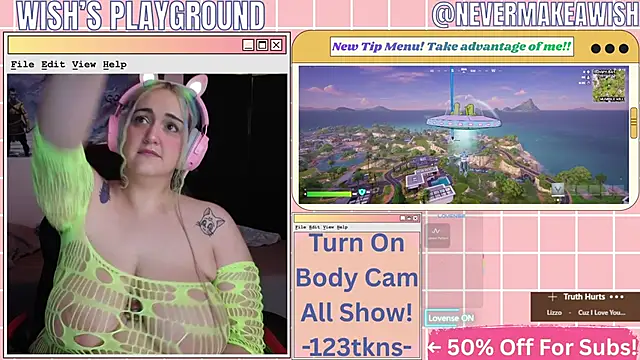 nevermakeawish online show from March 8, 11:02 am