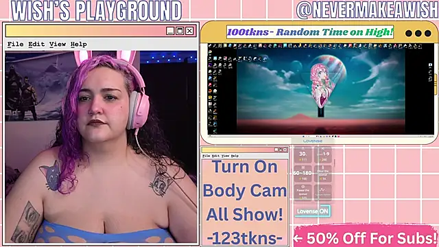 nevermakeawish online show from May 5, 9:45 am
