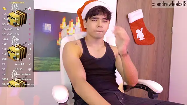 an drew18 online show from December 14, 3:24 am