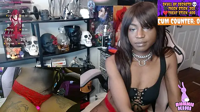 bunniikimi online show from October 8, 1:45 pm