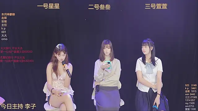 Snapshot of Luming005 chatting on October 8, 7:10 am Luming005 online show from October 8, 7:10 am