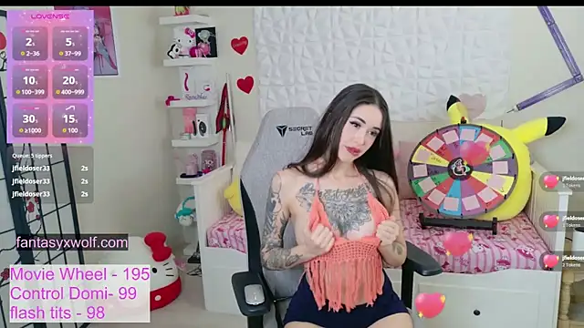 fantasyxwolf online show from February 22, 6:31 pm