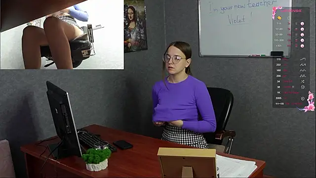 Violetwin online show from February 6, 10:00 am