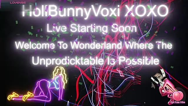 Snapshot of Hollbunny_Voxi chatting on October 14, 7:58 pm Hollbunny Voxi online show from October 14, 7:58 pm