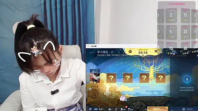 Snapshot of Duolamei chatting on October 23, 6:12 am Duolamei online show from October 23, 6:12 am