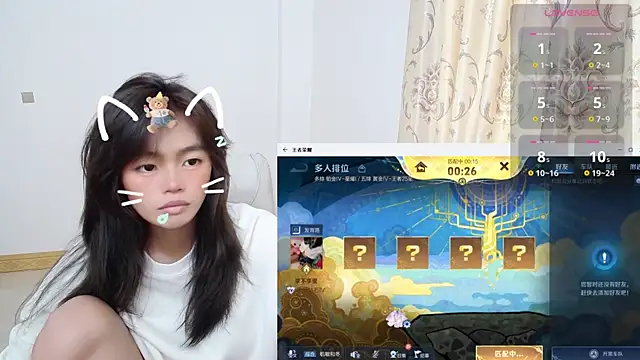 Snapshot of Duolamei chatting on October 28, 6:01 am Duolamei online show from October 28, 6:01 am