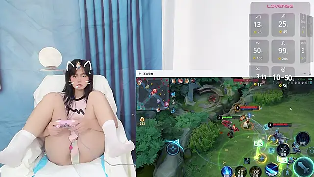 Snapshot of Duolamei chatting on October 11, 6:36 am Duolamei online show from October 11, 6:36 am