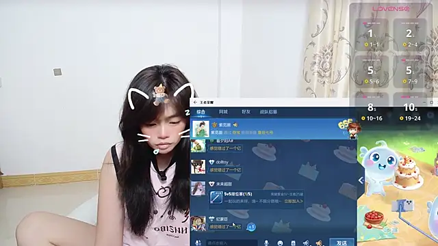 Snapshot of Duolamei chatting on October 31, 5:26 am Duolamei online show from October 31, 5:26 am