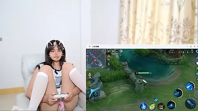 Snapshot of Duolamei chatting on December 3, 2:34 am Duolamei online show from December 3, 2:34 am