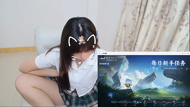 Snapshot of Duolamei chatting on January 16, 8:18 am Duolamei online show from January 16, 8:18 am