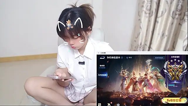 Snapshot of Duolamei chatting on March 4, 7:16 am Duolamei online show from March 4, 7:16 am