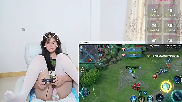 Snapshot of Duolamei chatting on October 30, 6:01 am Duolamei online show from October 30, 6:01 am