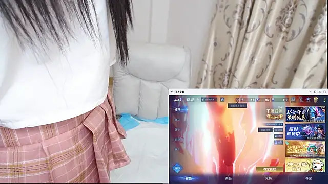 Snapshot of Duolamei chatting on January 17, 5:22 am Duolamei online show from January 17, 5:22 am