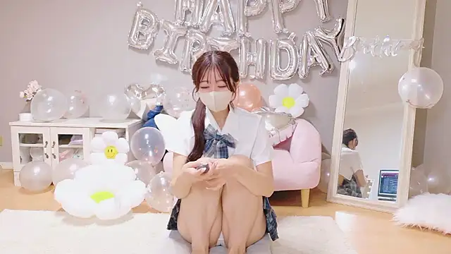 Yuna-ch online show from October 12, 9:49 pm