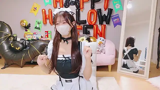 Yuna-ch online show from October 25, 1:23 pm