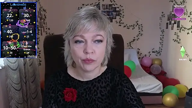Snapshot of Rosette_Pricky chatting on October 16, 12:57 pm Rosette Pricky online show from October 16, 12:57 pm