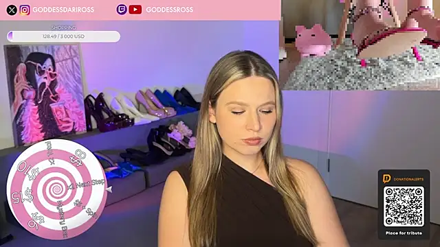 GoddessRoss online show from November 27, 7:25 pm