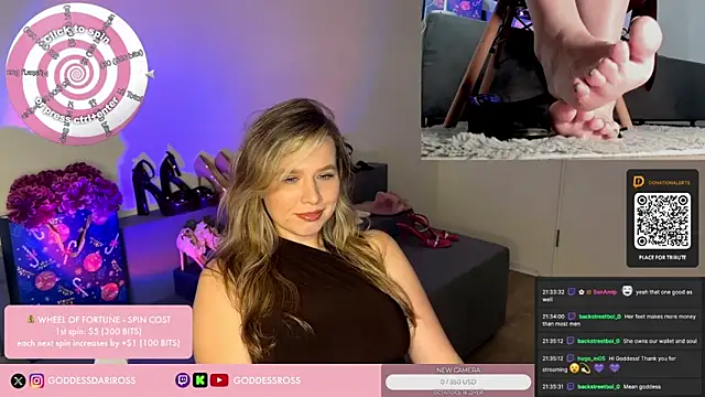 GoddessRoss online show from December 15, 6:36 pm