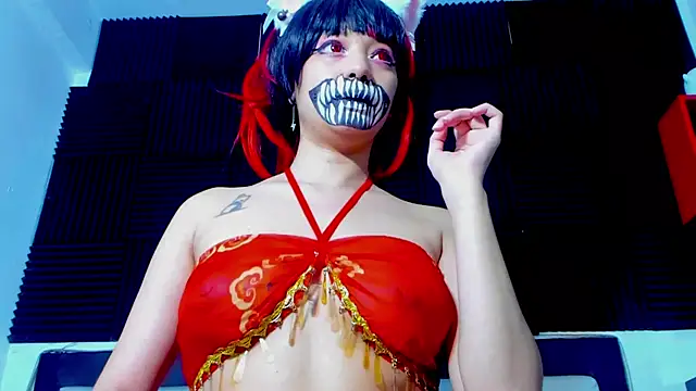 Snapshot of Akalidemon chatting on October 22, 3:28 am Akalidemon online show from October 22, 3:28 am