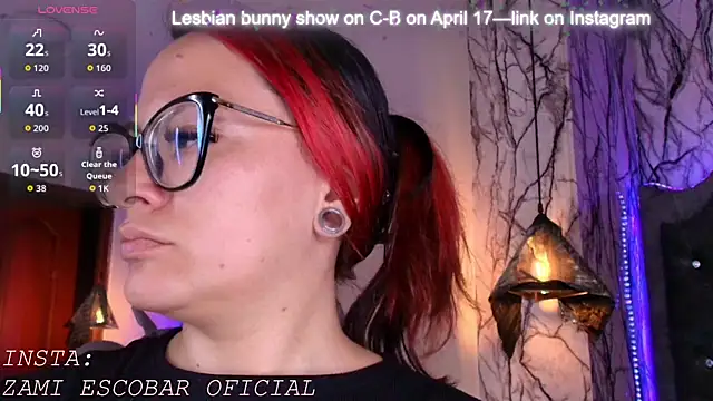 Zami Escobar of online show from April 14, 6:24 pm