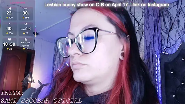 Zami Escobar of online show from April 13, 6:34 pm