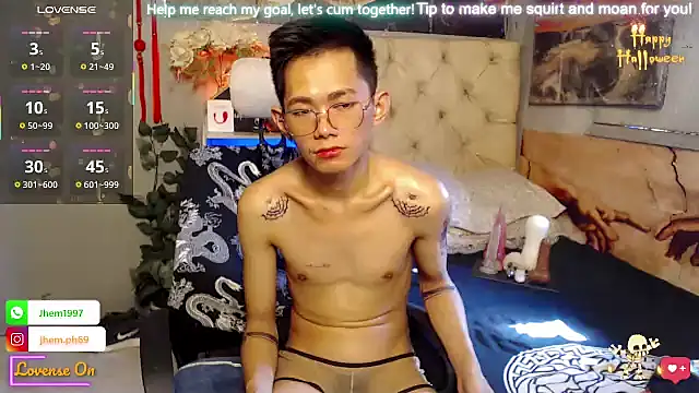 Skinny CumLoader69 online show from October 31, 6:10 am