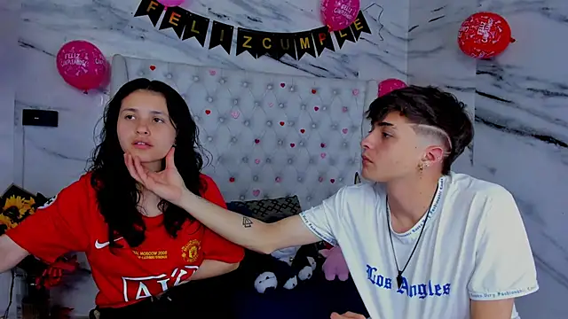 Snapshot of Ari_and_Storm chatting on February 13, 2:11 am Ari and Storm online show from February 13, 2:11 am