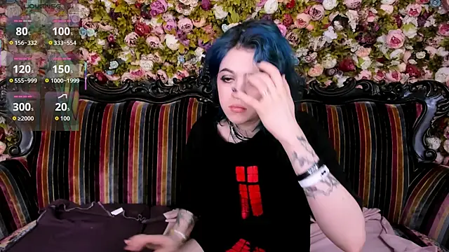 Snapshot of NoelleGothicShadow chatting on February 22, 10:33 pm NoelleGothicShadow online show from February 22, 10:33 pm