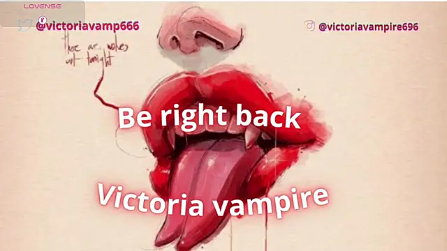 Victoriavampire666 online show from June 15, 5:07 am