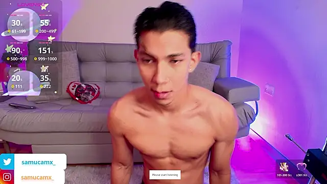 samucamx  online show from February 21, 1:18 am