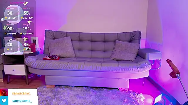 samucamx  online show from March 8, 2:04 am