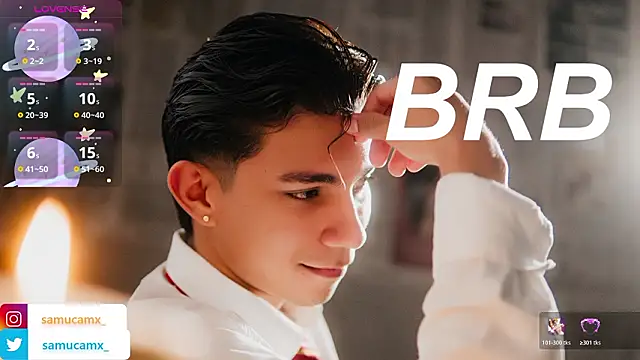 samucamx  online show from March 8, 1:55 am