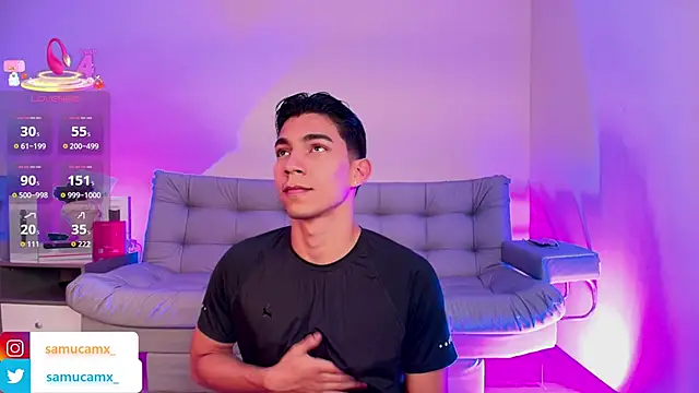 samucamx  online show from March 21, 12:12 am