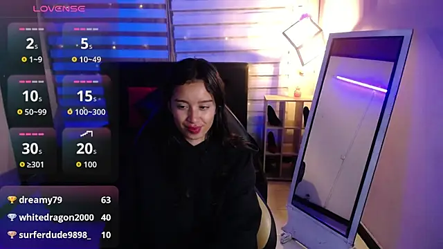  Mia Evans 1 online show from November 2, 1:49 pm