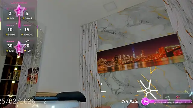 Snapshot of Venux_Fantasy chatting on February 26, 4:45 am Venux Fantasy online show from February 26, 4:45 am