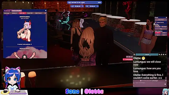 Snapshot of SonaBoobvelle chatting on April 30, 5:31 pm SonaBoobvelle online show from April 30, 5:31 pm