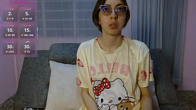 Snapshot of AnnieSparkle chatting on January 7, 2:05 am AnnieSparkle online show from January 7, 2:05 am