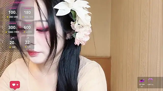 Snapshot of babyrita chatting on March 20, 5:25 pm babyrita online show from March 20, 5:25 pm