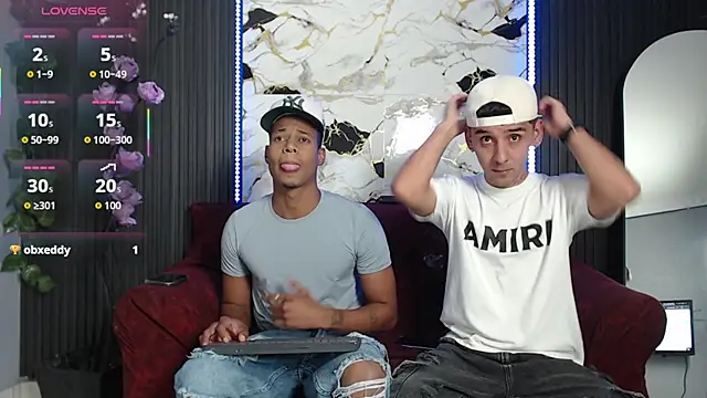 Snapshot of SpicyBoys_X chatting on January 11, 1:12 am SpicyBoys X online show from January 11, 1:12 am