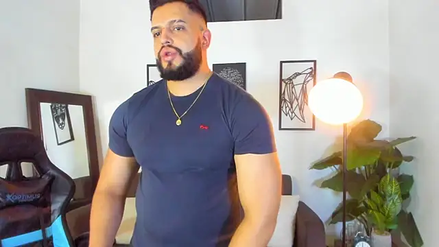 Justin kingX7 online show from February 19, 1:13 am