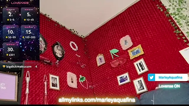 Snapshot of MarleyAquafina chatting on October 28, 1:32 pm MarleyAquafina online show from October 28, 1:32 pm