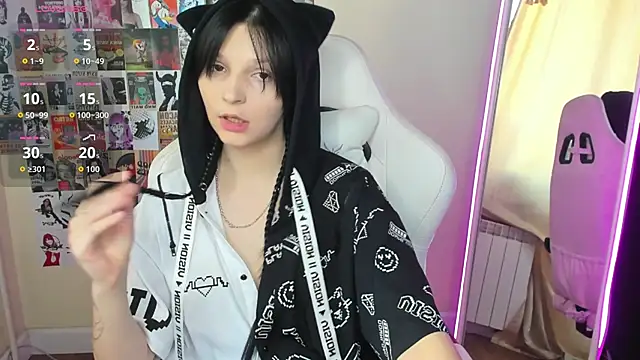 AudreyyKim online show from October 14, 9:54 am