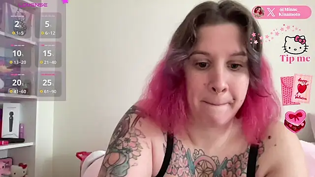 Minae Kinamoto online show from February 8, 1:53 pm